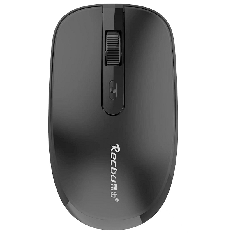 雷步m2静音无线鼠标 办公鼠标便携鼠标 笔记本鼠标 电脑鼠标 黑色