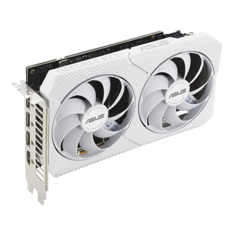 华硕 (asus)白色 dual geforce rtx3060-o8g-white 电竞游戏专业独立